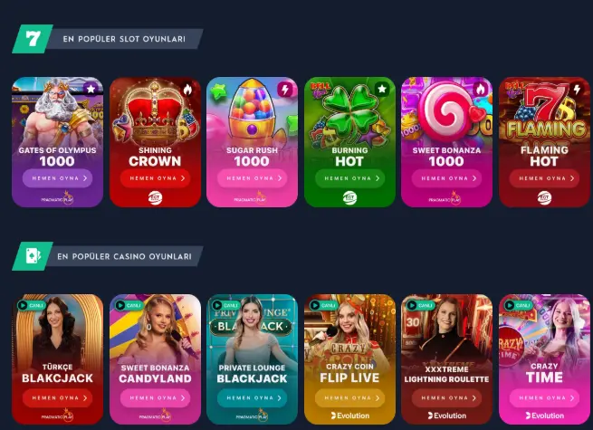 Vadi Casino Turkey Oyun